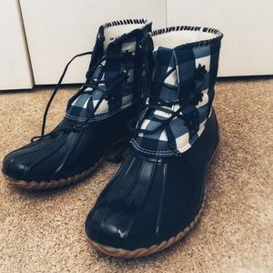 Draper James x Jack Rogers Gingham Boots